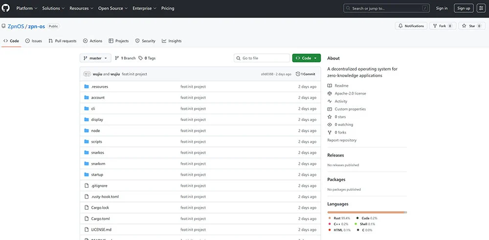 zkp-soc github 오픈소스 공개